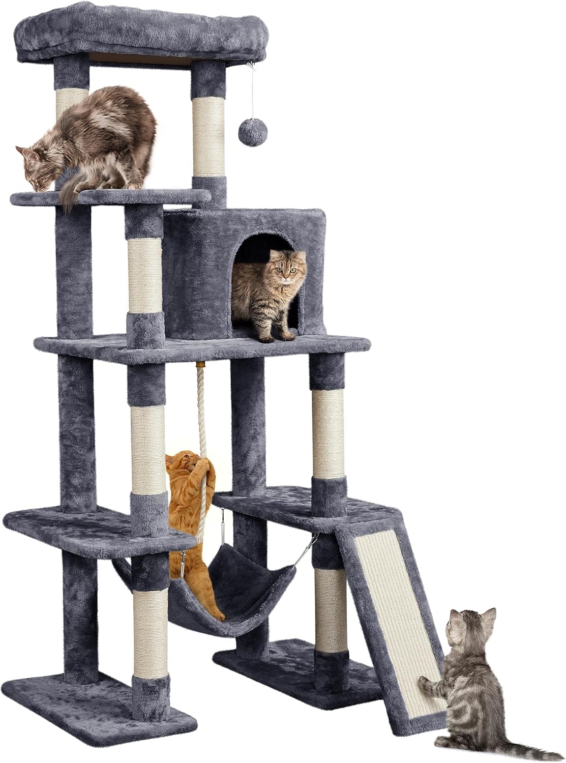 Sturdy Cat Tower for Heavy Cats, Indoor